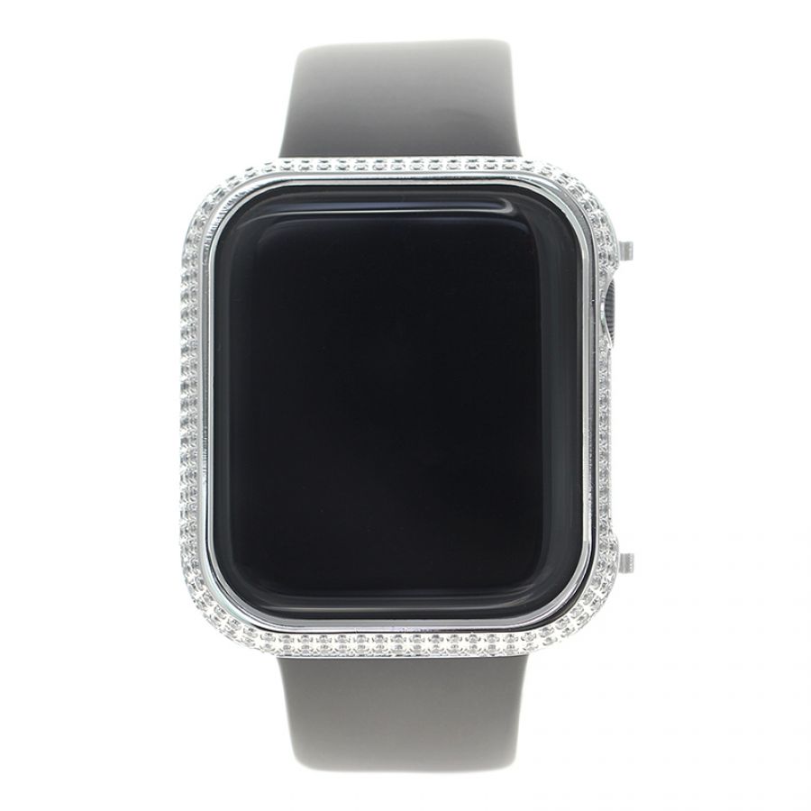 apple watch 4 diamond bezel case 44MM platinum white crys